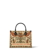 "Raíces profundas, alas libres" ver.3 Leather Handbag - front view | Paleta Bags