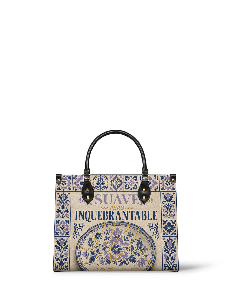 "Suave pero inquebrantable" ver.4 Leather Handbag