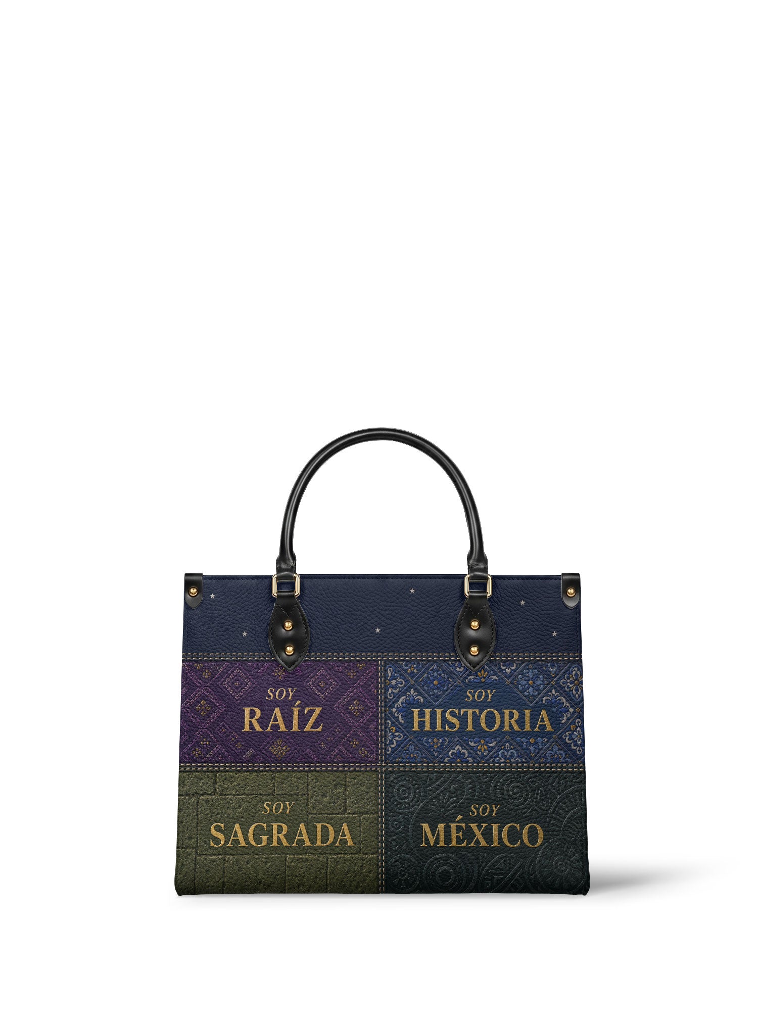 "LAS RAÍCES" ver.3 Leather Handbag - front view | Paleta Bags