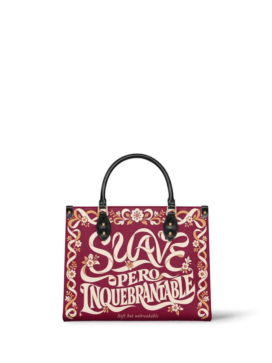"Suave pero inquebrantable" ver.1 Leather Handbag
