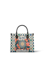 "Suave pero inquebrantable" ver.6 Leather Handbag - front view | Paleta Bags