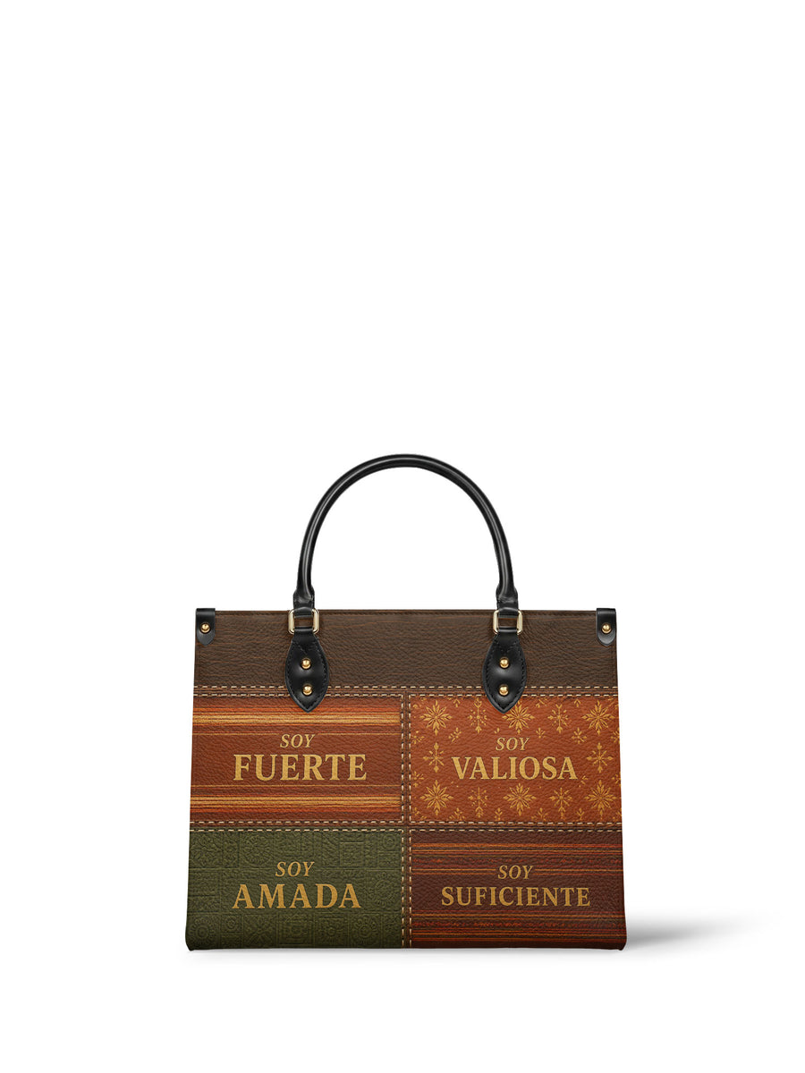 "LAS CUATRO VERDADES" ver.3 Leather Handbag
