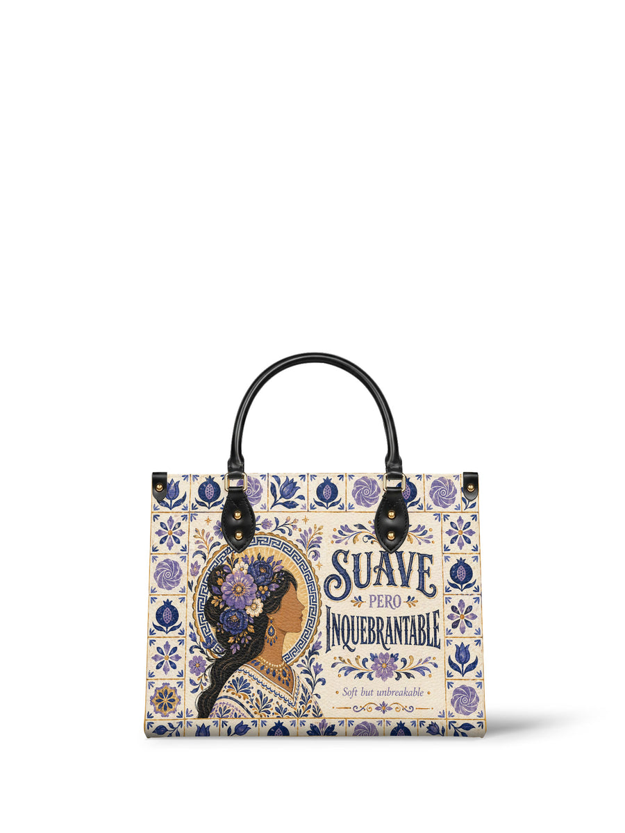 "Suave pero inquebrantable" ver.7 Leather Handbag