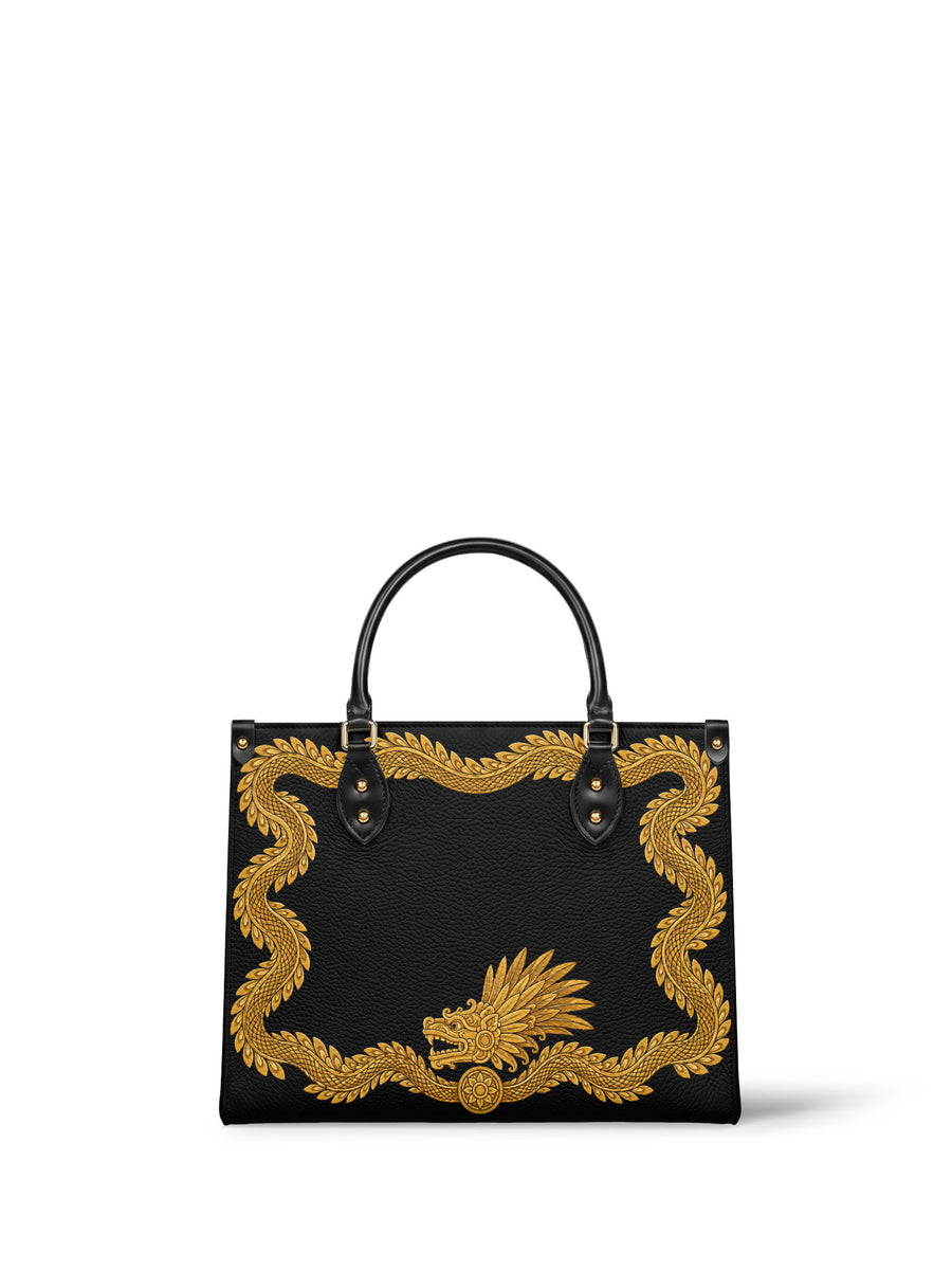 "XIUHCÓATL" Leather Handbag