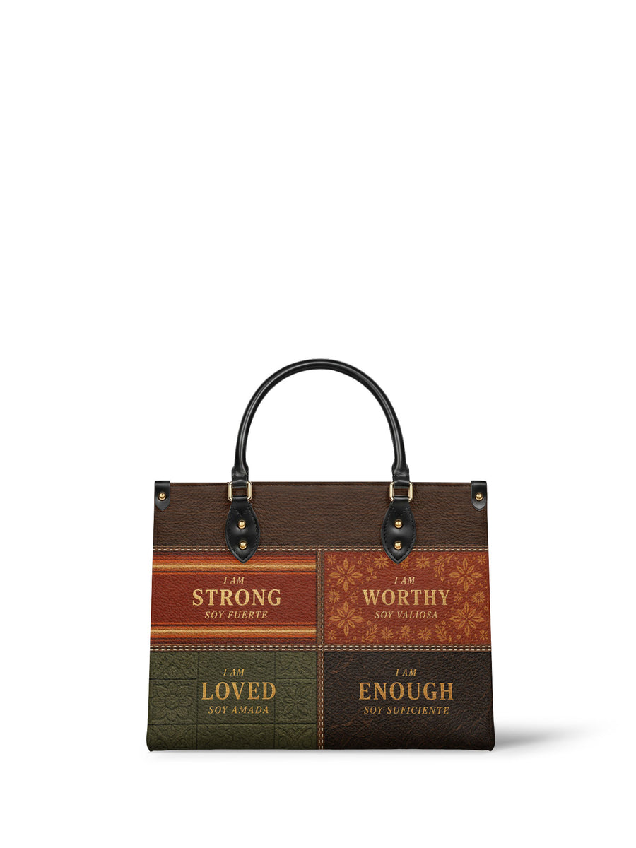 "BILINGÜE" ver.3 Leather Handbag