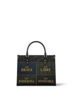 "LA GUERRERA" ver.3 Leather Handbag - front view | Paleta Bags