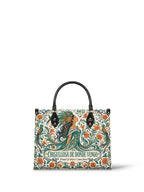 "Orgullosa de donde vengo" ver.3 Leather Handbag - front view | Paleta Bags