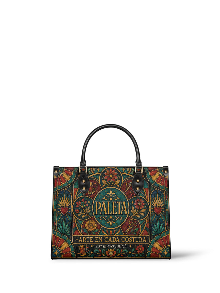 "La Paleta: Arte en cada costura" ver.5 Leather Handbag