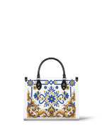 "TONATIUH" Leather Handbag - front view | Paleta Bags