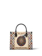 "Suave pero inquebrantable" ver.5 Leather Handbag - front view | Paleta Bags