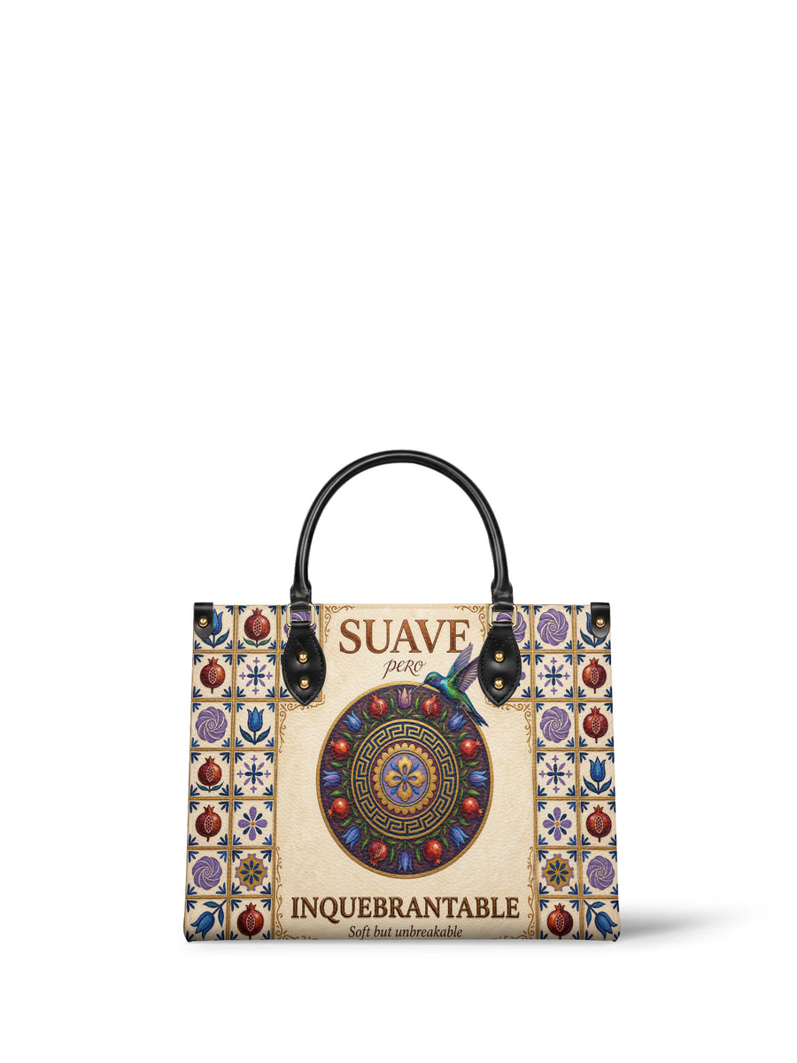 "Suave pero inquebrantable" ver.5 Leather Handbag