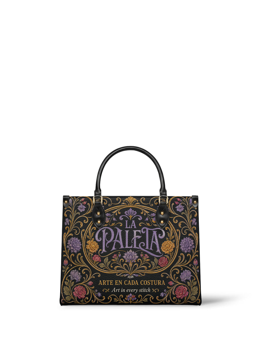 "La Paleta: Arte en cada costura" ver.1 Leather Handbag