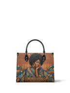 "Mi Raíz es Oro" ver.4 Leather Handbag - front view | Paleta Bags