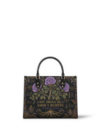 "Otomi Wild Embroidery" ver.4 Leather Handbag - front view | Paleta Bags
