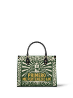 "Primero me pertenezco a mí" ver.4 Leather Handbag - front view | Paleta Bags