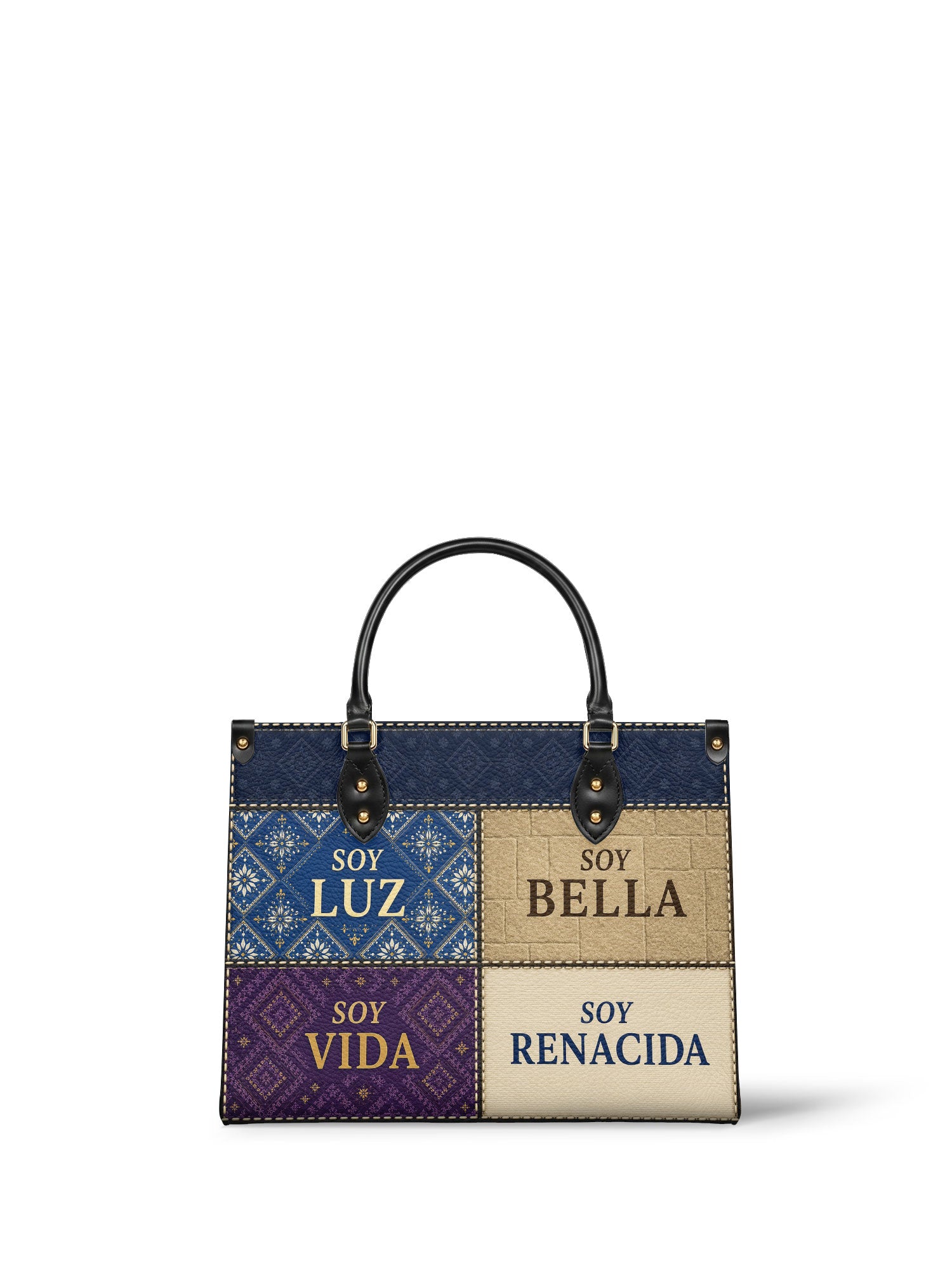 "LA LUMINOSA" ver.3 Leather Handbag - front view | Paleta Bags