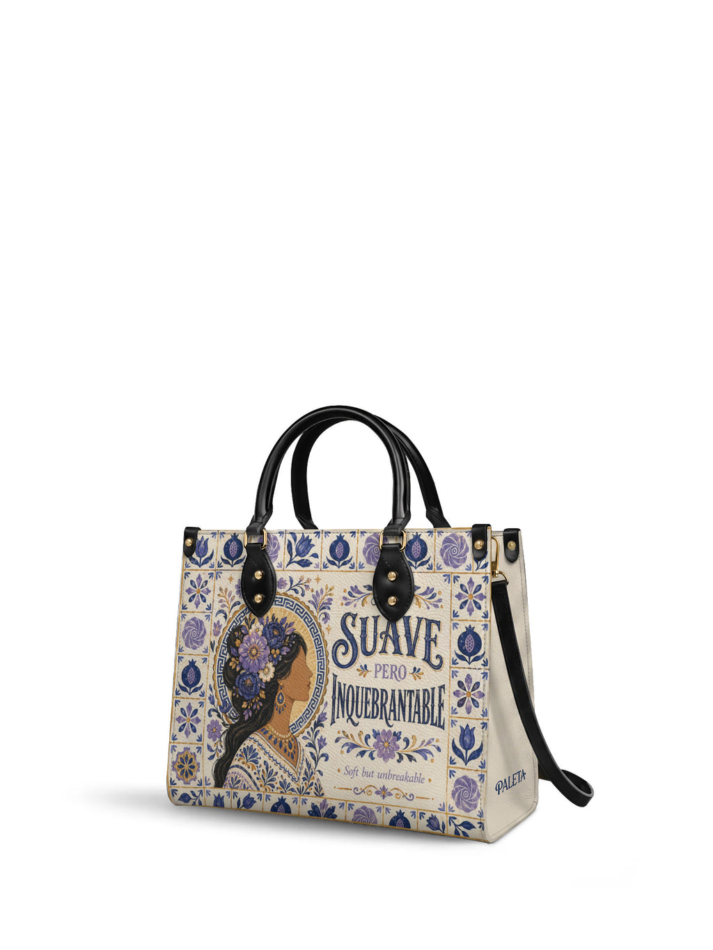 "Suave pero inquebrantable" ver.7 Leather Handbag - side view | Paleta Bags