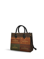 "LAS CUATRO VERDADES" ver.3 Leather Handbag - side view | Paleta Bags