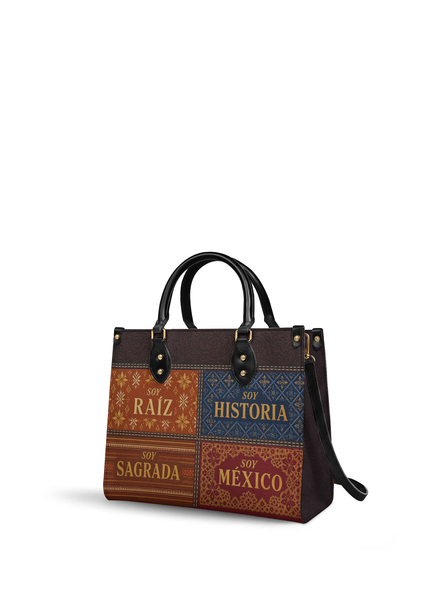 "LAS RAÍCES" ver.2 Leather Handbag - side view | Paleta Bags