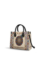 "Suave pero inquebrantable" ver.5 Leather Handbag - side view | Paleta Bags
