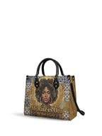 "Mi Raíz es Oro" ver.3 Leather Handbag - side view | Paleta Bags