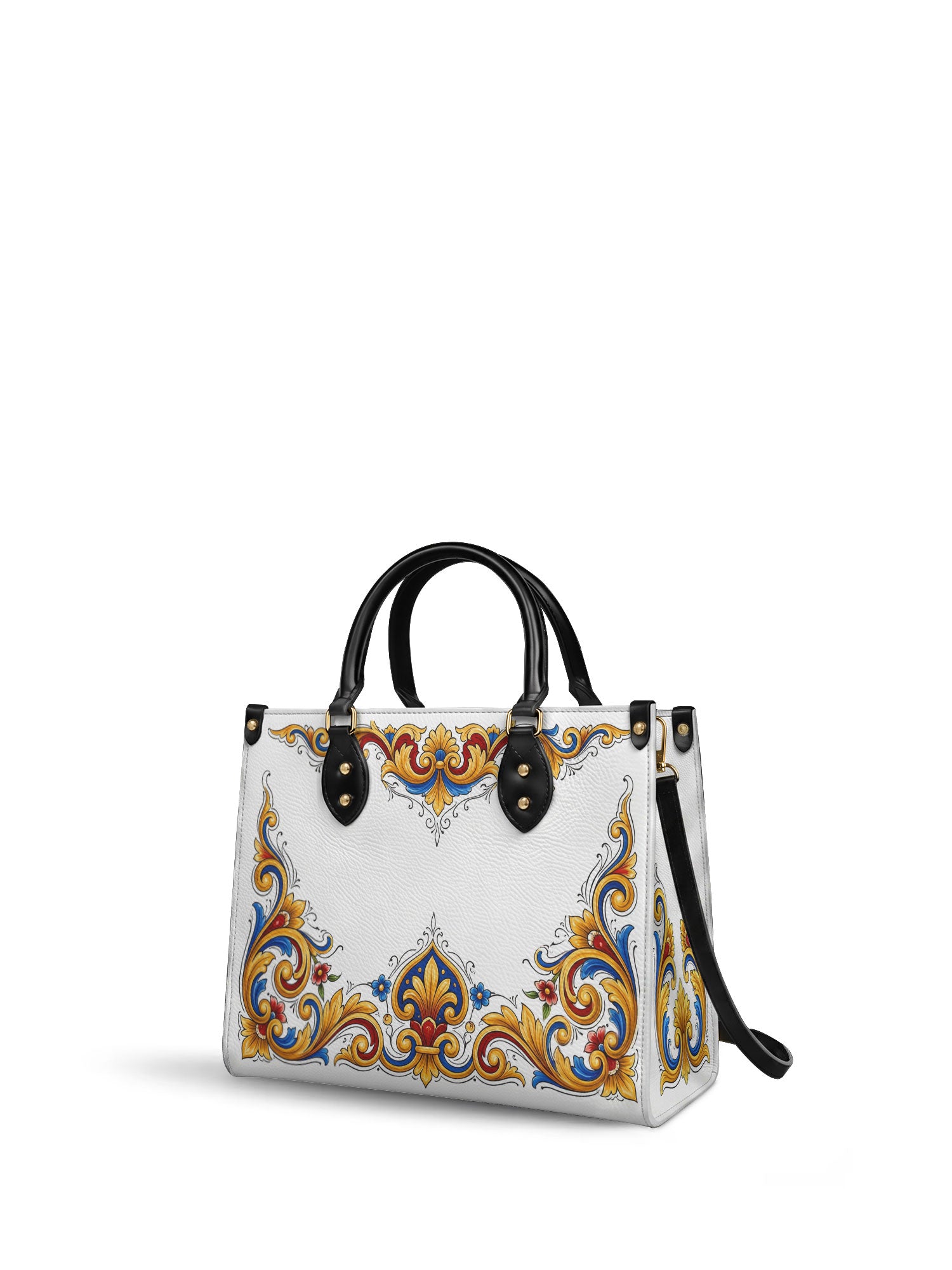 "IXTAC" Leather Handbag - side view | Paleta Bags