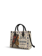 "Suave pero inquebrantable" ver.8 Leather Handbag - side view | Paleta Bags