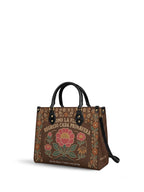 "Como la flor, regreso cada primavera" ver.4 Leather Handbag - side view | Paleta Bags