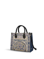 "Suave pero inquebrantable" ver.4 Leather Handbag - side view | Paleta Bags
