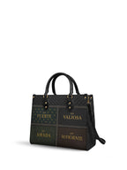 "LAS CUATRO VERDADES" ver.2 Leather Handbag - side view | Paleta Bags