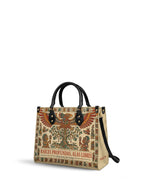"Raíces profundas, alas libres" ver.3 Leather Handbag - side view | Paleta Bags