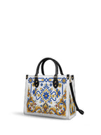 "TONATIUH" Leather Handbag - side view | Paleta Bags