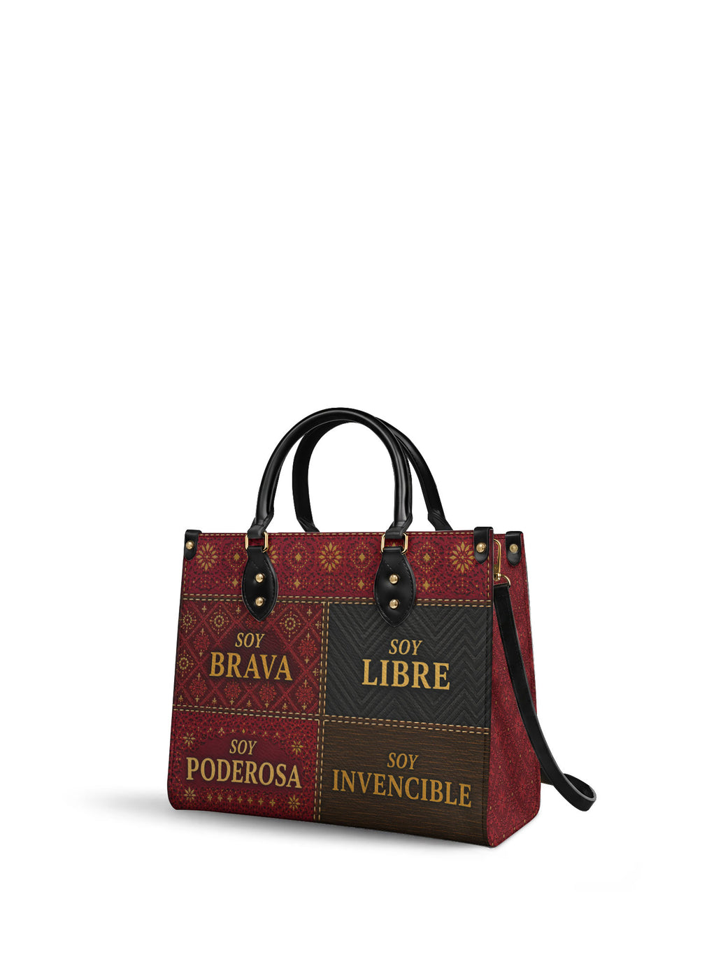 "LA GUERRERA" ver.2 Leather Handbag - side view | Paleta Bags