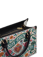 "Otomi Wild Embroidery" ver.3 Leather Handbag - detail | Paleta Bags