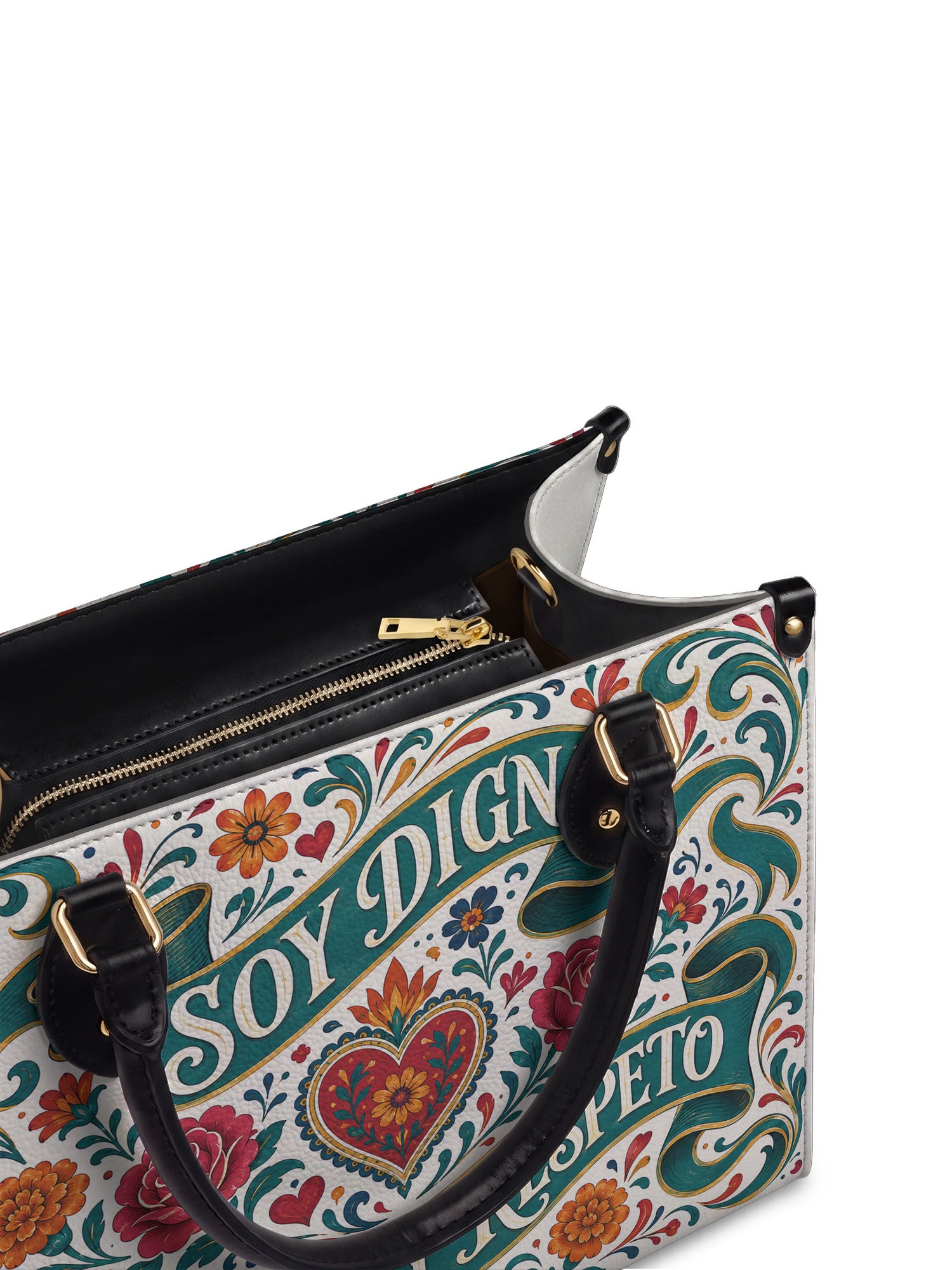 "Otomi Wild Embroidery" ver.3 Leather Handbag - detail | Paleta Bags