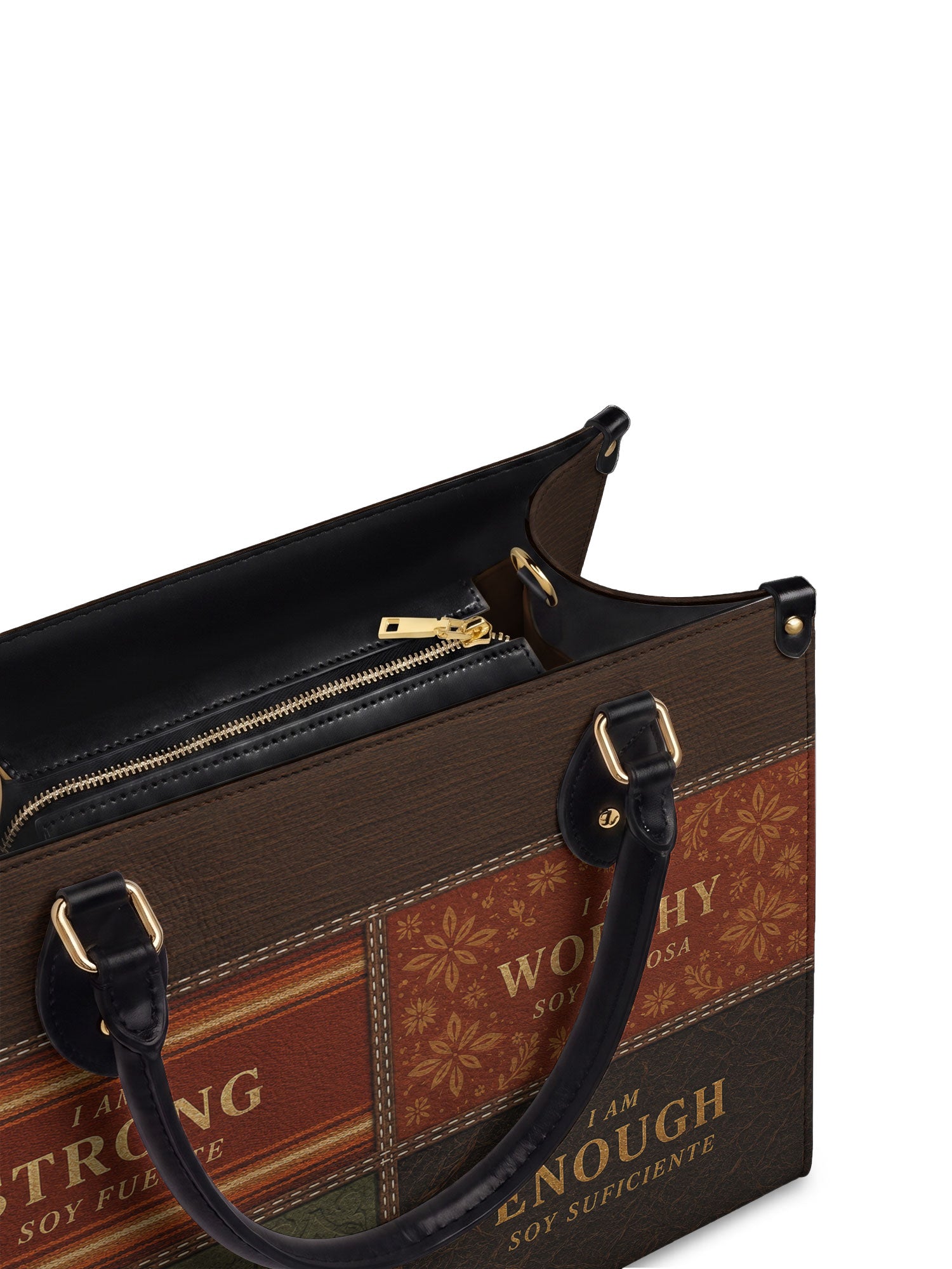 "BILINGÜE" ver.3 Leather Handbag - detail | Paleta Bags