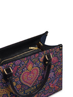 "Otomi Wild Embroidery" ver.2 Leather Handbag - detail | Paleta Bags