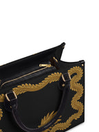 "XIUHCÓATL" Leather Handbag - detail | Paleta Bags
