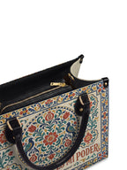 "Mi cultura es mi poder" ver.3 Leather Handbag - detail | Paleta Bags