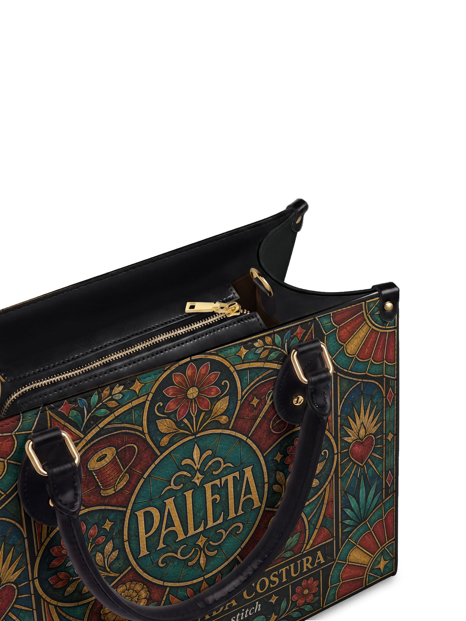 "La Paleta — Arte en cada costura" ver.5 Leather Handbag - detail | Paleta Bags