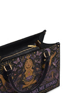 "Me cuido, me amo, me honro" ver.2 Leather Handbag - detail | Paleta Bags