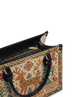 "Orgullosa de donde vengo" ver.1 Leather Handbag - detail | Paleta Bags