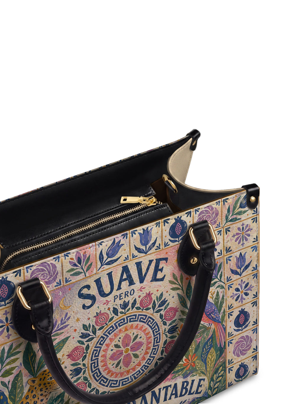 "Suave pero inquebrantable" ver.10 Leather Handbag - detail | Paleta Bags