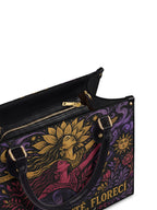 "Caí, me levanté, florecí" ver.4 Leather Handbag - detail | Paleta Bags