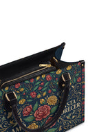 "Se amó hasta florecer" ver.6 Leather Handbag - detail | Paleta Bags