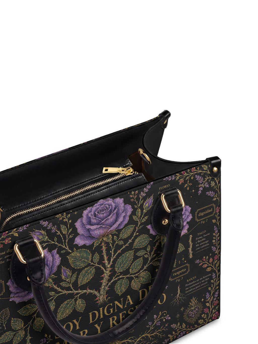 "Otomi Wild Embroidery" ver.4 Leather Handbag - detail | Paleta Bags