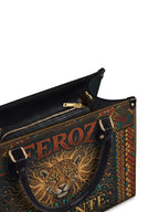 "Feroz. Arraigada. Radiante" ver.6 Leather Handbag - detail | Paleta Bags