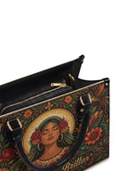 "Nací para brillar" ver.3 Leather Handbag - detail | Paleta Bags