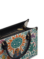"Nací para brillar" ver.2 Leather Handbag - detail | Paleta Bags