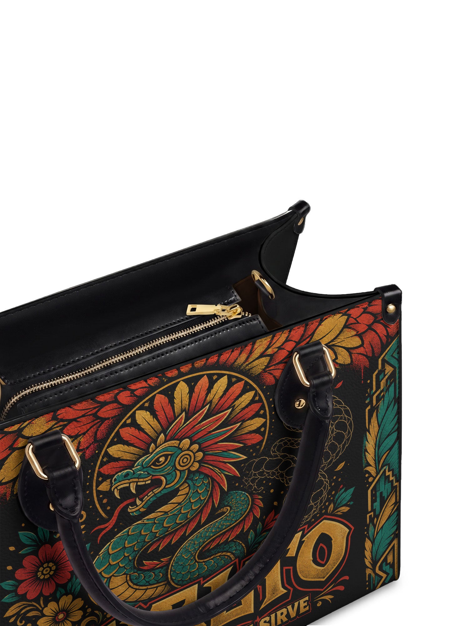 "Suelto lo que ya no me sirve" ver.2 Leather Handbag - detail | Paleta Bags